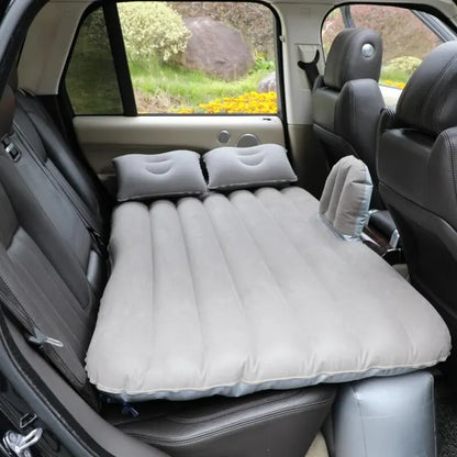 Ultra-Soft Flocking Environmental Fabric Car Inflatable Bed Air Cushion Bed Car Travel Bed Portable and Comfortable